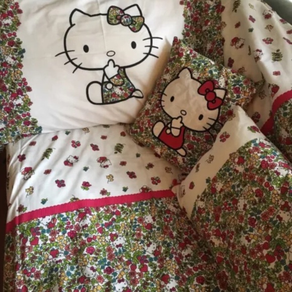 Hello Kitty Bedding X Liberty Of London Twin Duvet Set Poshmark